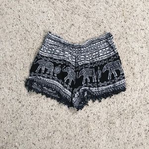 cute patterned soft shorts